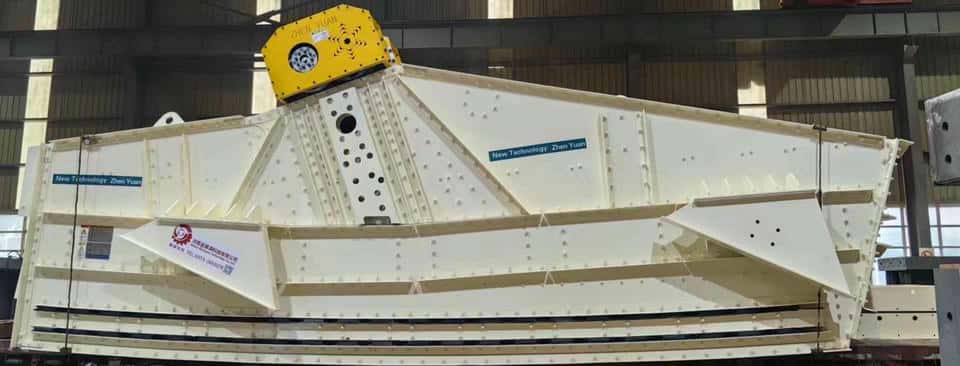850TPH Banana Type Double Deck Flip-flow Vibrating Screen for Coal Beneficiation Plant in Gansu