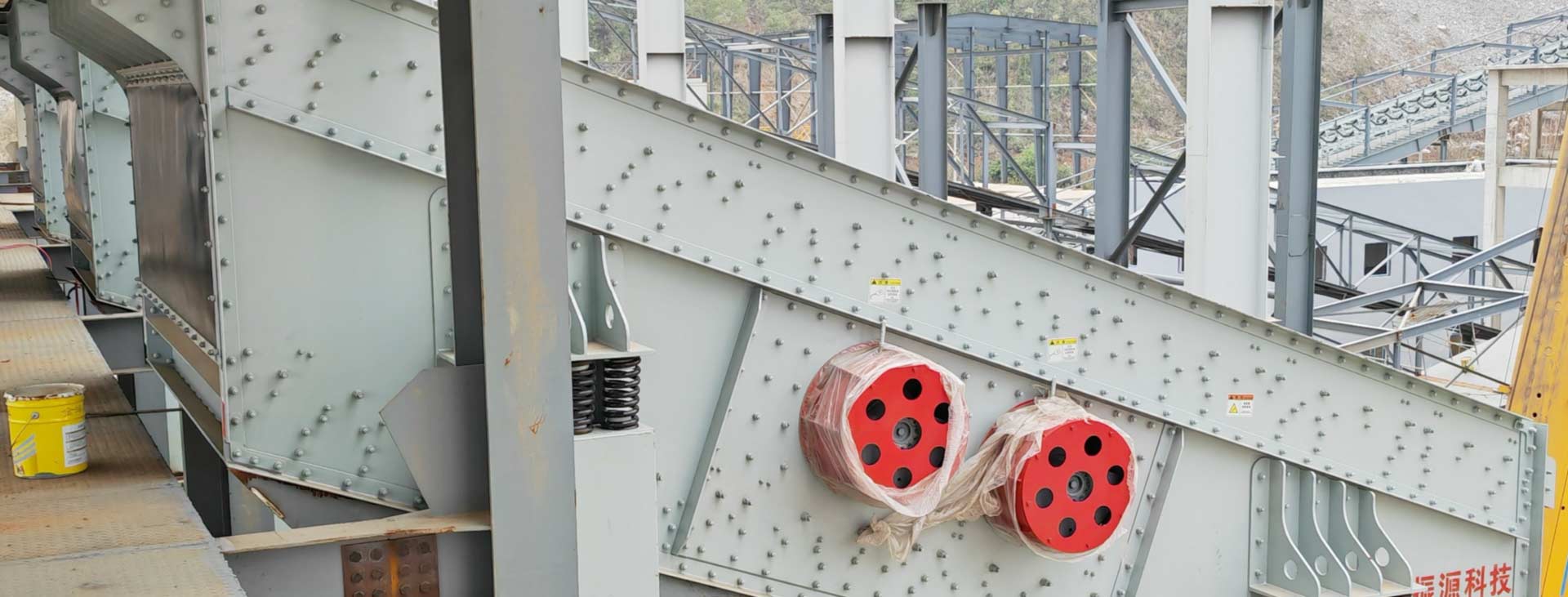 700TPH Circular Vibrating Screen for Sand&Gravel Screening Plant in Brazil