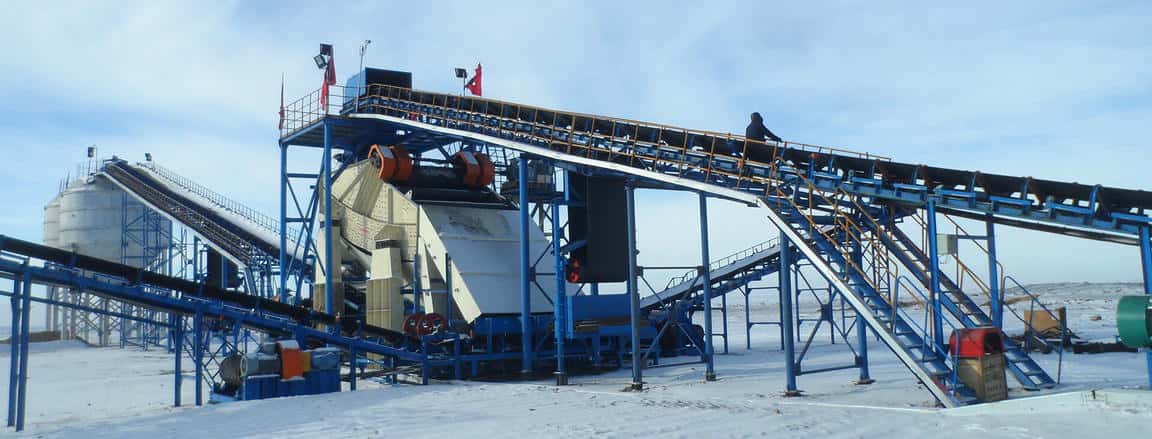 1000TPH Banana Screen for Bauxite Ore Crushing & Screening Plant in Xinjiang